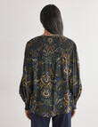 Whistle Printed Blouse, Vintage Paisley product photo View 02 S