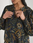 Whistle Printed Blouse, Vintage Paisley product photo View 04 S