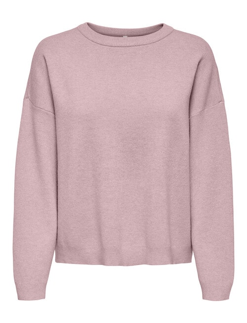 ONLY Ibi Knit Loose Crew Neck Jumper, Burnished Lilac product photo