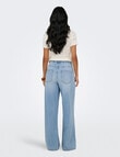 ONLY Jay Tie Waist Denim Pant, Light Blue product photo View 02 S