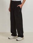 AIR SPACE Relaxed Trackpant, Black product photo View 02 S