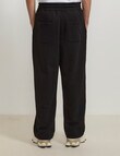AIR SPACE Relaxed Trackpant, Black product photo View 03 S