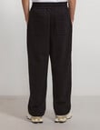 AIR SPACE Relaxed Trackpant, Black product photo View 03 S