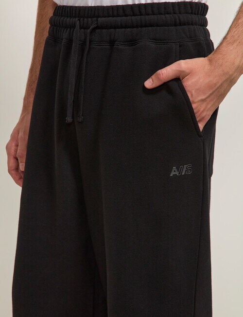 AIR SPACE Relaxed Trackpant, Black product photo View 04 L