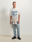 AIR SPACE OSAKA Racing Tee, White product photo