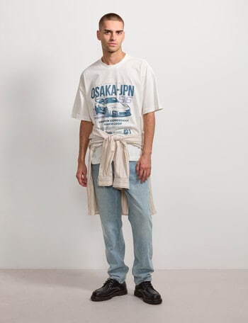 AIR SPACE OSAKA Racing Tee, White product photo