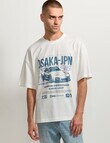 AIR SPACE Isaka Racing Tee, White product photo View 02 S