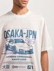 AIR SPACE OSAKA Racing Tee, White product photo View 04 S
