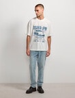 AIR SPACE OSAKA Racing Tee, White product photo View 06 S