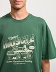 AIR SPACE Muscle Car Tee, Green product photo View 04 S
