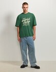 AIR SPACE Muscle Car Tee, Green product photo View 08 S