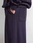 AIR SPACE Relaxed Trackpant, Navy product photo View 04 S
