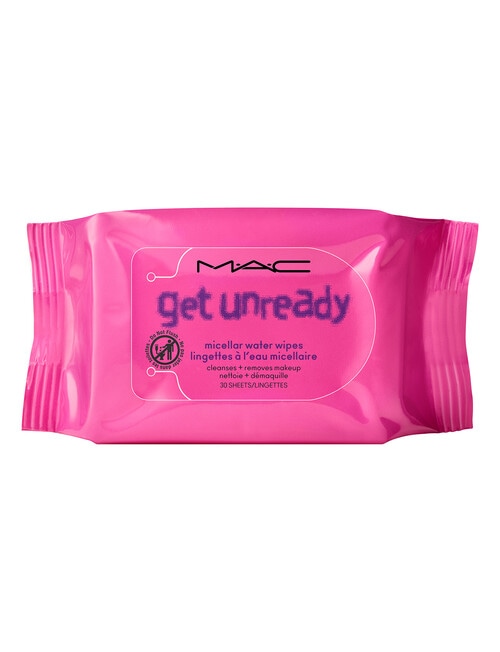 MAC Get Unready Micellar Water Wipes, 30-Pack product photo
