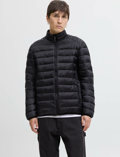 Jack & Jones Bradley Collar Puffer, Black product photo