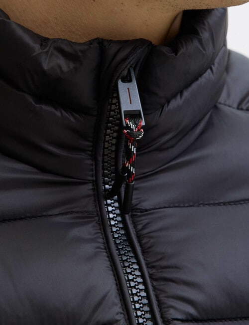 Jack & Jones Bradley Collar Puffer, Black product photo View 05 L