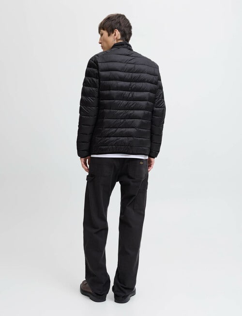 Jack & Jones Bradley Collar Puffer, Black product photo View 06 L