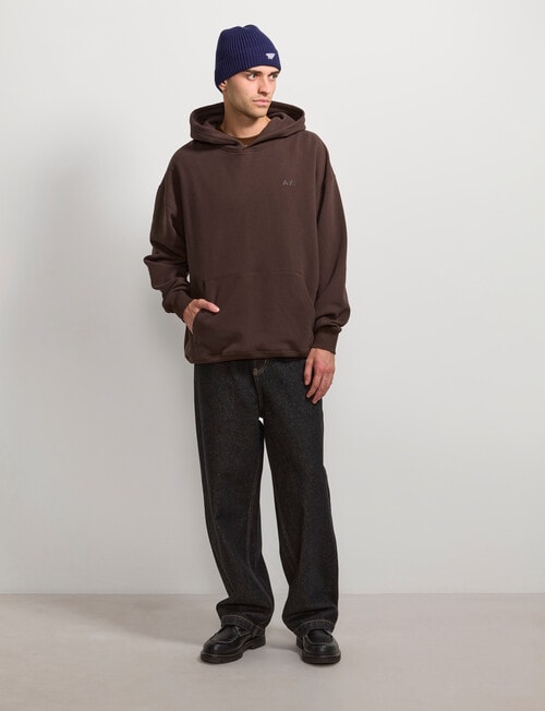 AIR SPACE Oversize Hoodie, Espresso product photo