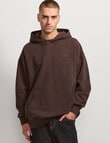 AIR SPACE Oversize Hoodie, Espresso product photo View 02 S