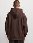 AIR SPACE Oversize Hoodie, Espresso product photo View 03 S