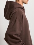 AIR SPACE Oversize Hoodie, Espresso product photo View 06 S
