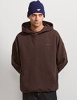AIR SPACE Oversize Hoodie, Espresso product photo View 07 S