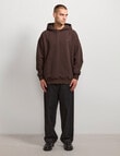 AIR SPACE Oversize Hoodie, Espresso product photo View 08 S