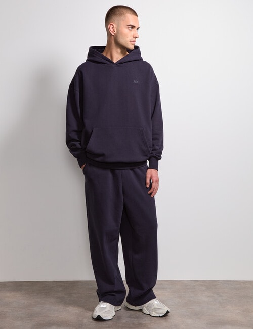AIR SPACE Oversize Hoodie, Navy product photo View 09 L