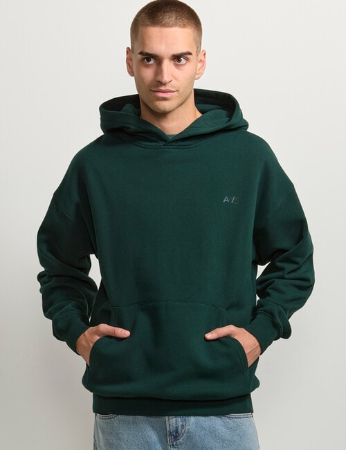 AIR SPACE Oversize Hoodie, Emerald Green product photo View 02 L