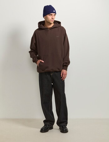 AIR SPACE Oversize Hoodie, Espresso product photo