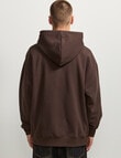 AIR SPACE Oversize Hoodie, Espresso product photo View 03 S