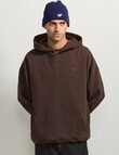 AIR SPACE Oversize Hoodie, Espresso product photo View 07 S