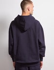 AIR SPACE Oversize Hoodie, Navy product photo View 03 S