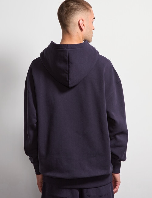 AIR SPACE Oversize Hoodie, Navy product photo View 03 L