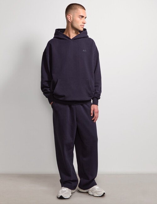 AIR SPACE Oversize Hoodie, Navy product photo View 09 L