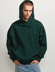 AIR SPACE Oversize Hoodie, Emerald Green product photo View 07 S