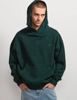 AIR SPACE Oversize Hoodie, Emerald Green product photo View 07 S