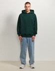 AIR SPACE Oversize Hoodie, Emerald Green product photo View 08 S