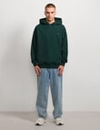 AIR SPACE Oversize Hoodie, Emerald Green product photo View 08 S