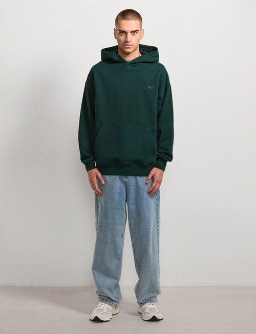AIR SPACE Oversize Hoodie, Emerald Green product photo View 08 L