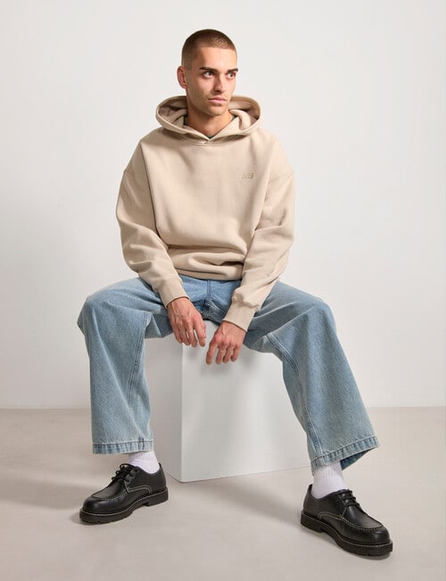 AIR SPACE Oversize Hoodie, Bone product photo
