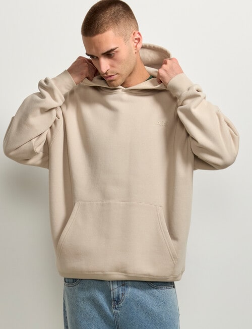 AIR SPACE Oversize Hoodie, Bone product photo View 02 L