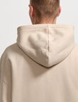 AIR SPACE Oversize Hoodie, Bone product photo View 06 S
