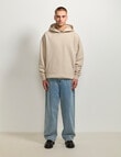 AIR SPACE Oversize Hoodie, Bone product photo View 10 S