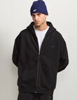 AIR SPACE Oversize Hoodie, Black product photo View 02 S