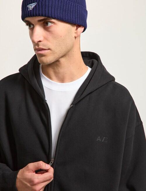 AIR SPACE Oversize Hoodie, Black product photo View 07 L