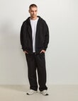AIR SPACE Oversize Hoodie, Black product photo View 09 S