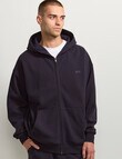 AIR SPACE Oversize Hoodie, Navy product photo View 02 S