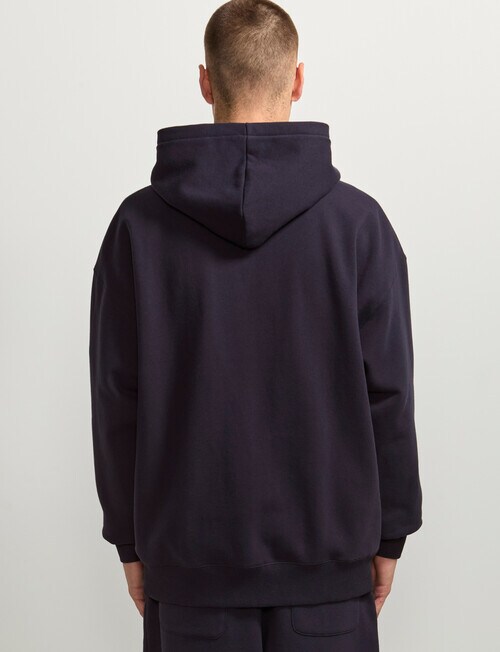 AIR SPACE Oversize Hoodie, Navy product photo View 03 L