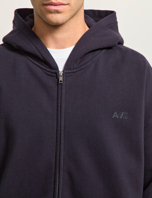 AIR SPACE Oversize Hoodie, Navy product photo View 05 L