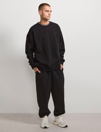AIR SPACE Cuff Trackpant, Black product photo